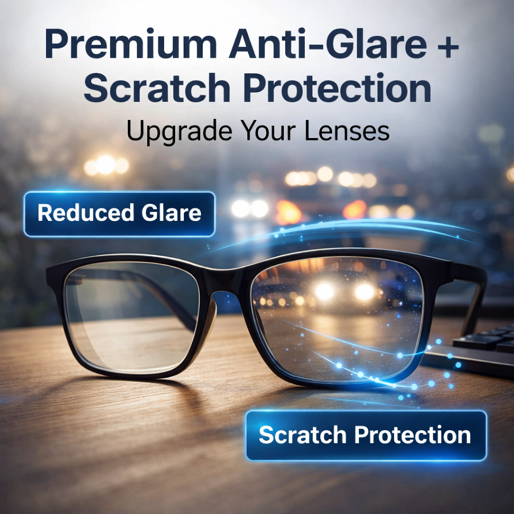 Trattamento Premium Antiriflesso e Antigraffio