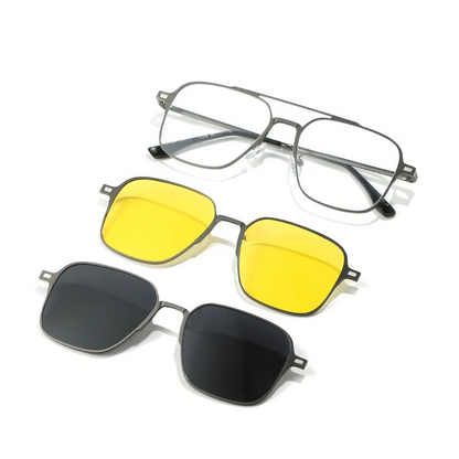 SunFlex – Occhiali da Sole Clip-on 3 in 1